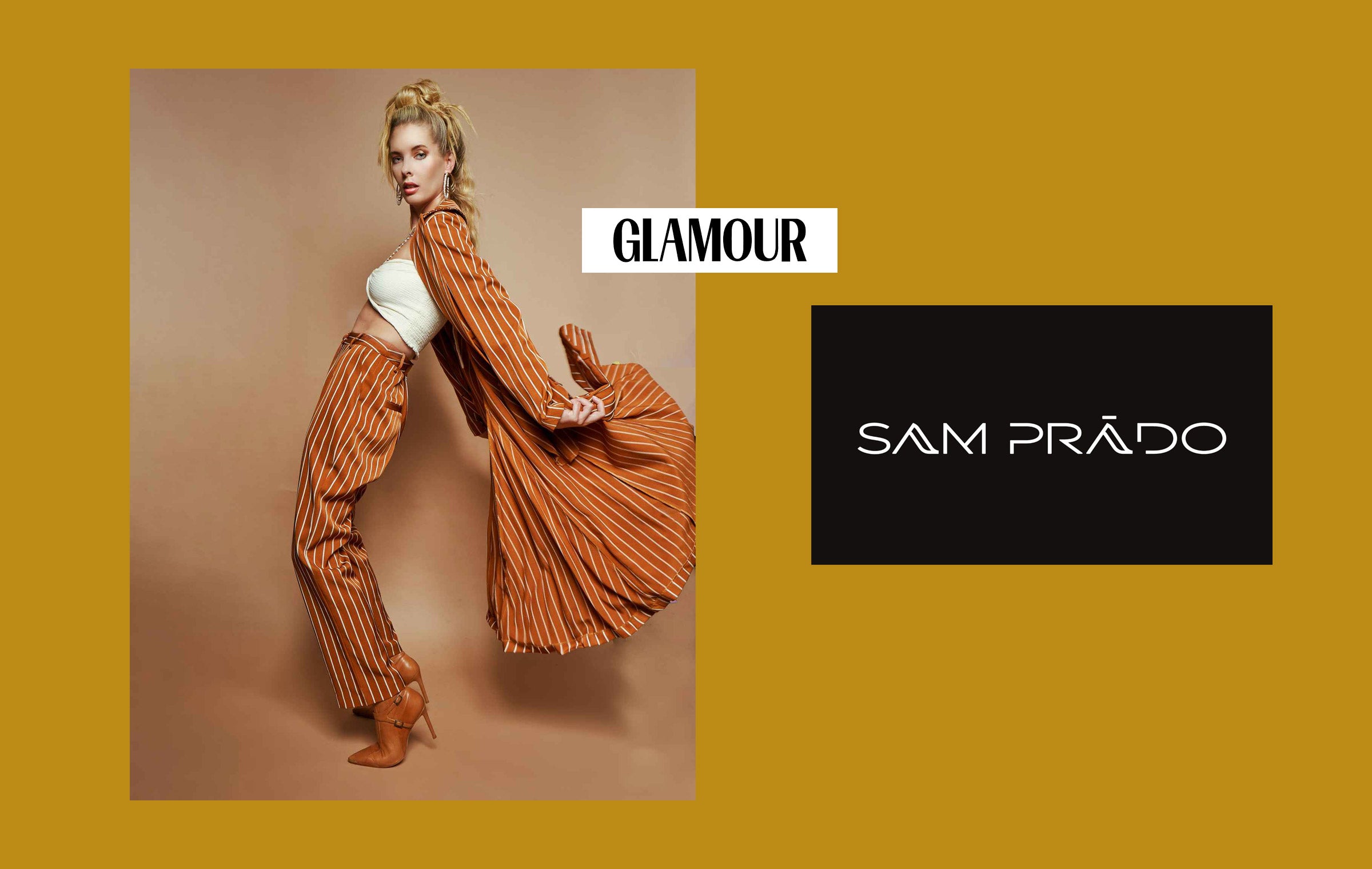 Sam Prado Designer Leather Boots Featured in Glamour Magazine